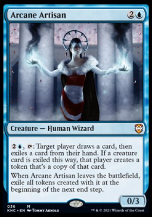 (036) Magic The Gathering Commander: Kaldheim Single: Arcane Artisan  Mythic