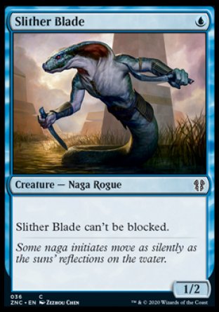 (036) Magic The Gathering Commander: Zendikar Rising Single: Slither Blade  Common