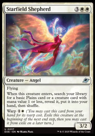 (037) Magic The Gathering Edge of Eternities Single: Starfield Shepherd  Uncommon
