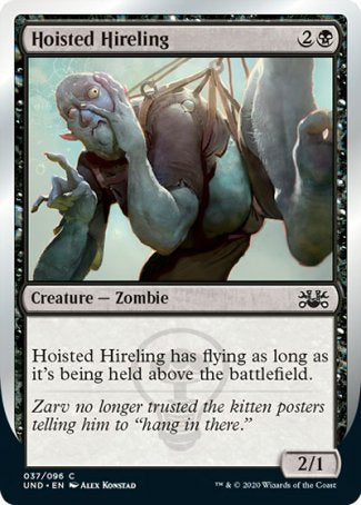 (037/096) Magic The Gathering Unsanctioned Single: Hoisted Hireling  Common