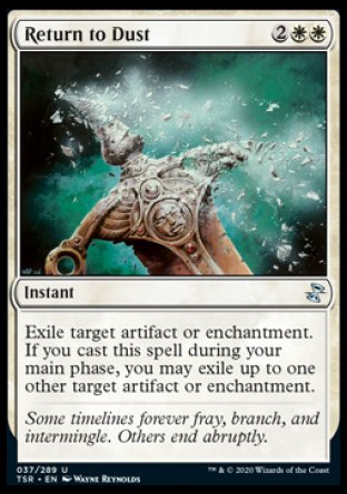 (037/289) Magic The Gathering Time Spiral Remastered Single: Return to Dust  Uncommon