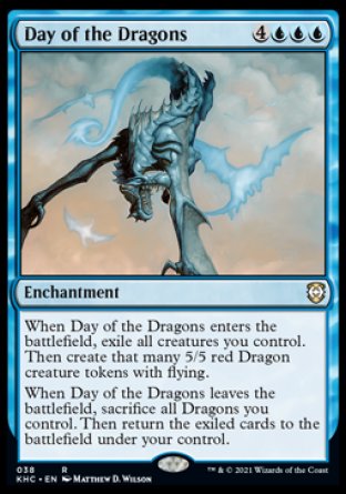 (038) Magic The Gathering Commander: Kaldheim Single: Day of the Dragons  Rare