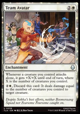 (038) Magic The Gathering Magic: The Gathering | Avatar: The Last Airbender Single: Team Avatar Holo Uncommon