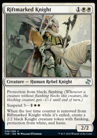(038/289) Magic The Gathering Time Spiral Remastered Single: Riftmarked Knight  Uncommon