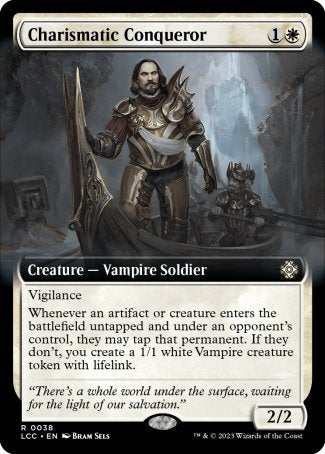 (038) Magic The Gathering Commander: The Lost Caverns of Ixalan: Extras Single: Charismatic Conqueror  Rare