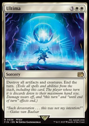 (038) Magic The Gathering Magic: The Gathering - FINAL FANTASY Single: Ultima Holo Rare