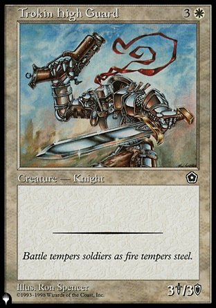 (000) Magic The Gathering The List Single: Trokin High Guard  Common