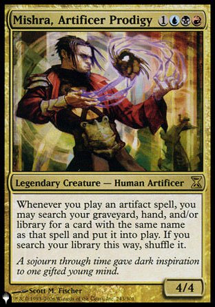(243) Magic The Gathering The List Single: Mishra, Artificer Prodigy  Rare