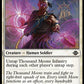 (038) Magic The Gathering The Lost Caverns of Ixalan Single: Thousand Moons Infantry Holo Common