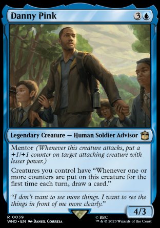 (039) Magic The Gathering Universes Beyond: Doctor Who Single: Danny Pink Holo Rare