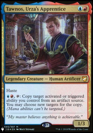 (045) Magic The Gathering The List Single: Tawnos, Urza's Apprentice  Mythic