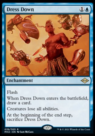 (039) Magic The Gathering Modern Horizons 2 Single: Dress Down  Rare