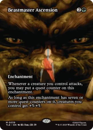 (039) Magic The Gathering Magic: The Gathering | Avatar: The Last Airbender: Eternal Single: Beastmaster Ascension  Mythic