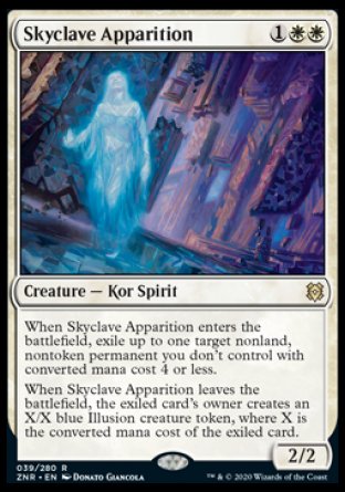 (039) Magic The Gathering Zendikar Rising: Promos Single: Skyclave Apparition (V.2)  Rare