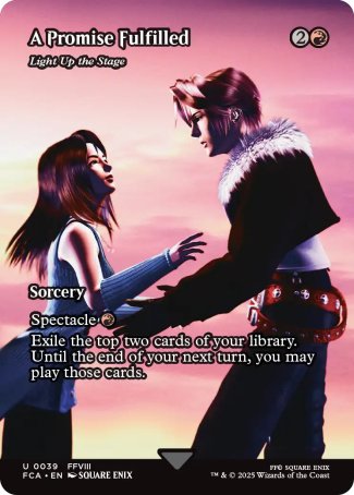 (039) Magic The Gathering Magic: The Gathering - FINAL FANTASY Through the Ages Single: Light Up the Stage  Uncommon