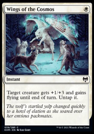 (039/285) Magic The Gathering Kaldheim Single: Wings of the Cosmos Holo Common