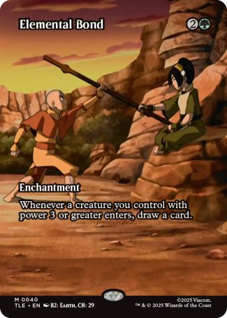 (040) Magic The Gathering Magic: The Gathering | Avatar: The Last Airbender: Eternal Single: Elemental Bond Holo Mythic