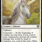 (040) Magic The Gathering Commander Masters Single: Loyal Unicorn Holo Uncommon
