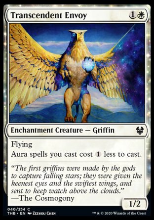(040/254) Magic The Gathering Theros Beyond Death Single: Transcendent Envoy  Common