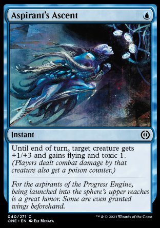 (040) Magic The Gathering Phyrexia: All Will Be One Single: Aspirant's Ascent  Common