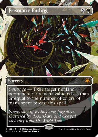 (040) Magic The Gathering Special Guests Single: Prismatic Ending Holo Mythic