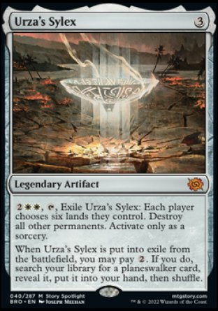 (040) Magic The Gathering The Brothers' War Single: Urza's Sylex Holo Mythic