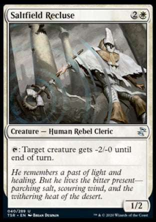 (040/289) Magic The Gathering Time Spiral Remastered Single: Saltfield Recluse Holo Uncommon