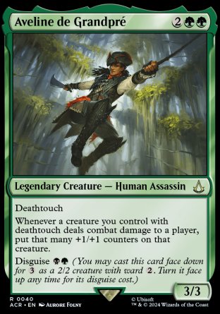 (040) Magic The Gathering Universes Beyond: Assassin's Creed Single: Aveline de Grandpr������  Holo Rare