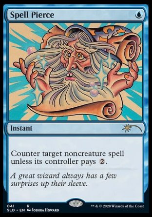 (041) Magic The Gathering Secret Lair Drop Series Single: Spell Pierce  Rare
