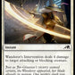 (041) Magic The Gathering Kamigawa: Neon Dynasty Single: Wanderer's Intervention Holo Common
