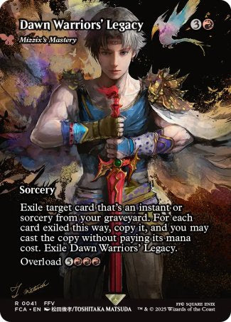 (041) Magic The Gathering Magic: The Gathering - FINAL FANTASY Through the Ages Single: Mizzix's Mastery Holo Rare