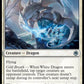 (041) Magic The Gathering Adventures in the Forgotten Realms Single: White Dragon Holo Uncommon