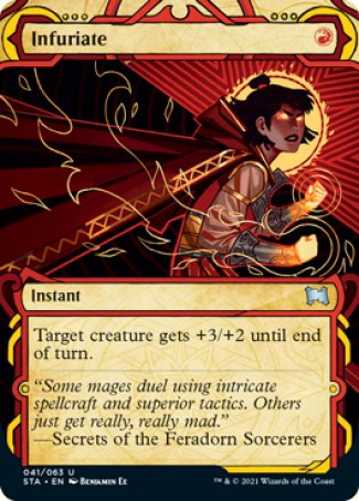 (041) Magic The Gathering Mystical Archive Single: Infuriate (V.3) Holo Uncommon