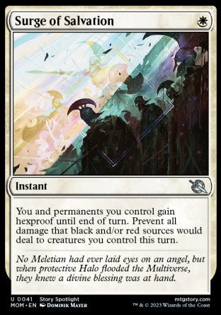 (041) Magic The Gathering March of the Machine Single: Surge of Salvation Holo Uncommon