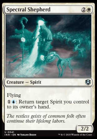 (041) Magic The Gathering Innistrad Remastered Single: Spectral Shepherd  Uncommon