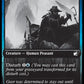 (042) Magic The Gathering Innistrad: Double Feature Single: Baithook Angler // Hook-Haunt Drifter  Common