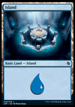 (042) Magic The Gathering Jumpstart Single: Plains (V.5) Holo Land