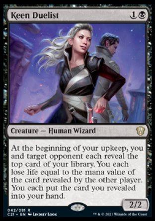 (042) Magic The Gathering Commander: Strixhaven Single: Keen Duelist  Rare