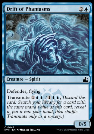 (042) Magic The Gathering Ravnica Remastered Single: Drift of Phantasms  Common