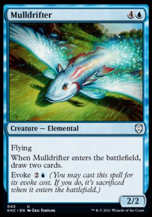 (042) Magic The Gathering Commander: Kaldheim Single: Mulldrifter  Uncommon