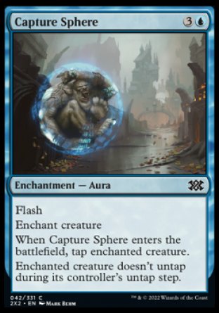(042) Magic The Gathering Double Masters 2022 Single: Capture Sphere Holo Common