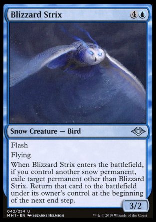 (042/254) Magic The Gathering Modern Horizons Single: Blizzard Strix  Uncommon