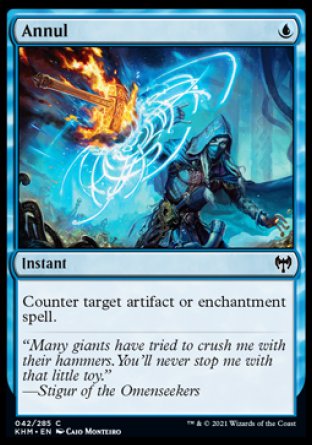 (042/285) Magic The Gathering Kaldheim Single: Annul  Common