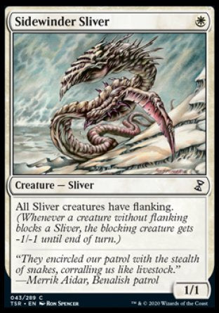 (043/289) Magic The Gathering Time Spiral Remastered Single: Sidewinder Sliver Holo Common