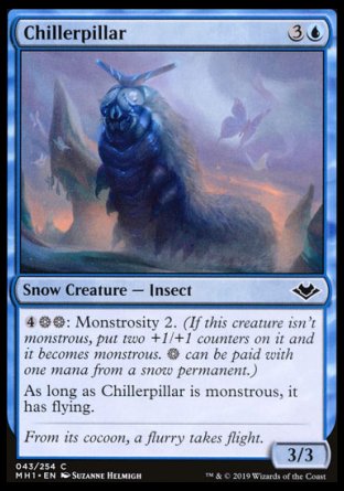 (043/254) Magic The Gathering Modern Horizons Single: Chillerpillar  Common