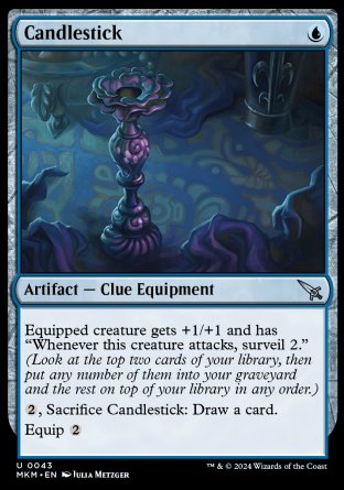 (043) Magic The Gathering Murders at Karlov Manor Single: Candlestick Holo Uncommon