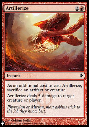 (079) Magic The Gathering The List Single: Artillerize  Common