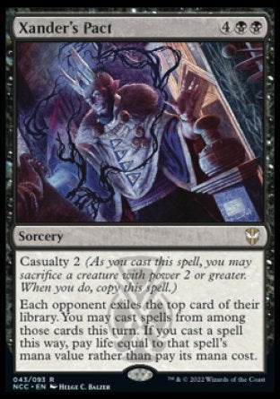 (043) Magic The Gathering Commander: Streets of New Capenna Single: Xander's Pact  Rare