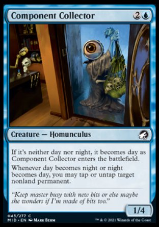 (043) Magic The Gathering Innistrad: Midnight Hunt Single: Component Collector  Common