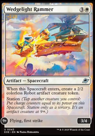 (043) Magic The Gathering Edge of Eternities Single: Wedgelight Rammer Holo Uncommon